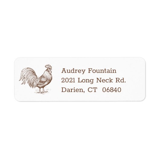 Cute Chicken Lover Boerderij Crazy Chicken Lady Fa Etiket (Voorkant)