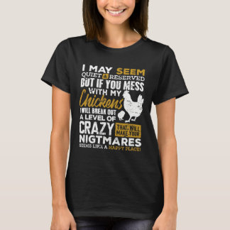 Cute Chicken Lover Farmer T-shirt
