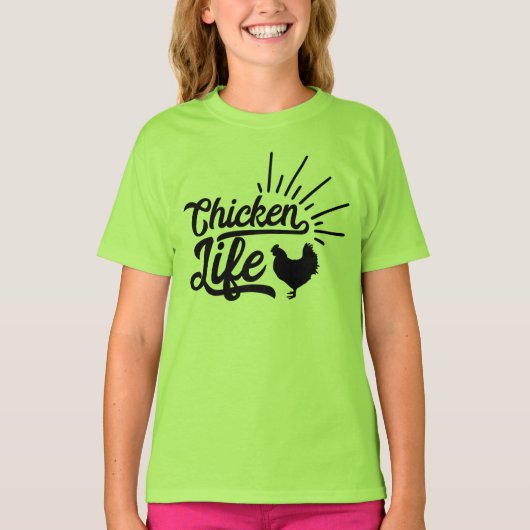 Cute Chicken Lover Gift Boerderij Rooster Farmer T-shirt (Voorkant)