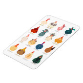 Cute Chicken Magneet (Linkerzijde)