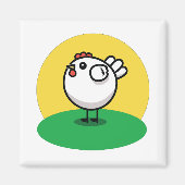 Cute Chicken Magneet (Voorkant)