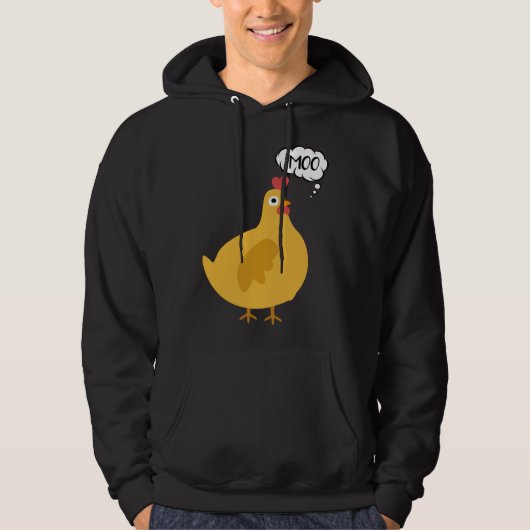 Cute Chicken Moo Hoodie (Voorkant)