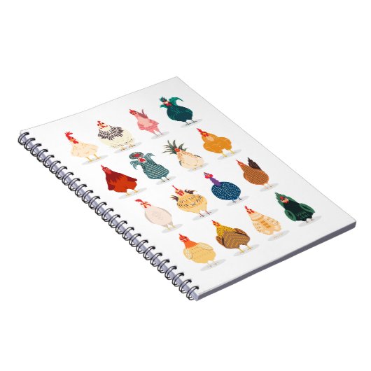 Cute Chicken Notitieboek (Rechterzijde)