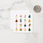 Cute Chicken Notitiekaartje (Voorkant / Achterkant in situ)