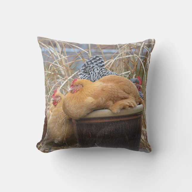 Cute Chicken Pillow Kussen (Voorkant)