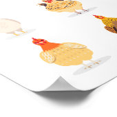 Cute Chicken Poster (Hoek)