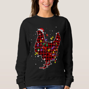 Cute Chicken Red Pset Christma Trui