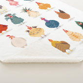 Cute Chicken Sherpa Deken (3/4)