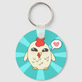 Cute Chicken Sleutelhanger (Voorkant)