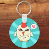 Cute Chicken Sleutelhanger (Voorkant)