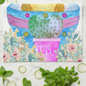 Cute Chicken Soup voor de Soul Kitchen Towel Theedoek (Gevouwen)