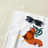 Cute Chicken Strandlaken (In situ)