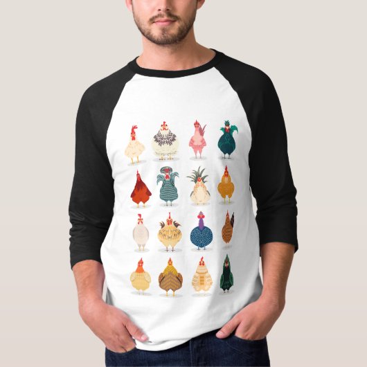 Cute Chicken T-shirt (Voorkant)