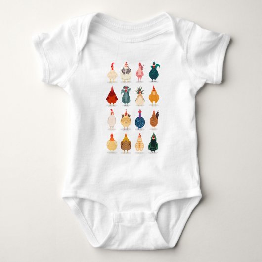 Cute Chicken T-shirt (Voorkant)