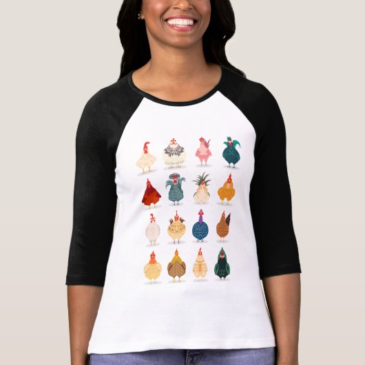 Cute Chicken T-shirt (Voorkant)