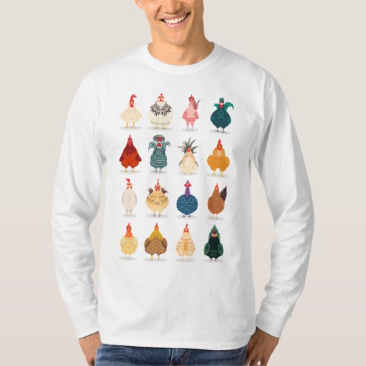 Cute Chicken T-shirt (Voorkant)