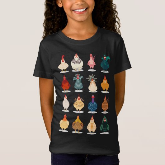 Cute Chicken T-shirt (Voorkant)