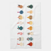 Cute Chicken Theedoek (Verticaal)