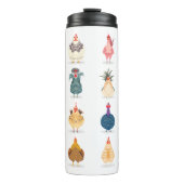 Cute Chicken Thermosbeker (Voorkant)