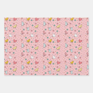 Cute Chicken Unisex Gift Wrap Inpakpapier Vel