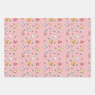 Cute Chicken Unisex Gift Wrap Inpakpapier Vel