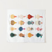 Cute Chicken Wandkleed (Voorkant (horizontaal))