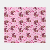 Cute Chickens Fleece Deken (Voorkant (Horizontaal))