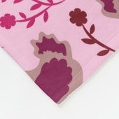Cute Chickens Fleece Deken (Hoek)