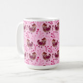 Cute Chickens Koffiemok (Voorkant links)