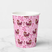 Cute Chickens Papieren Bekers (Links)