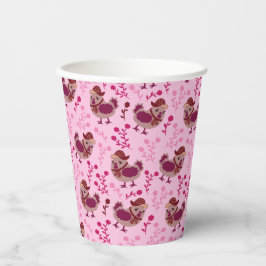 Cute Chickens Papieren Bekers