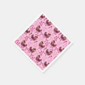 Cute Chickens Servet (Hoek)