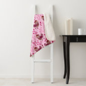 Cute Chickens Sherpa Deken (In situ)