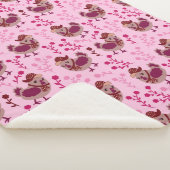 Cute Chickens Sherpa Deken (3/4)