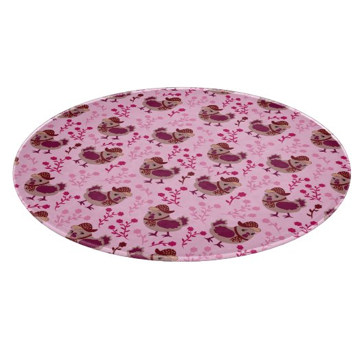 Cute Chickens Snijplank (Hoek)