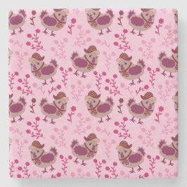 Cute Chickens Stenen Onderzetter