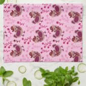 Cute Chickens Theedoek (Gevouwen)