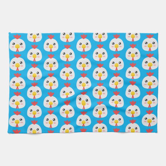 Cute Chickens Theedoek (Horizontaal)