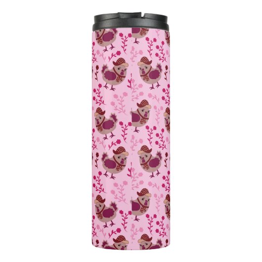 Cute Chickens Thermosbeker (Achterkant)