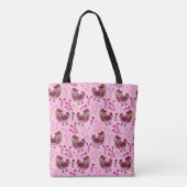 Cute Chickens Tote Bag (Achterkant)