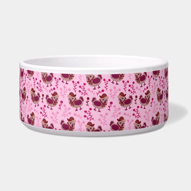 Cute Chickens Voerbakje (Voorkant)