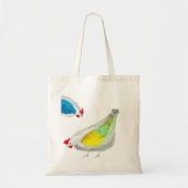 Cute chickens watercolor tote bag (Voorkant)