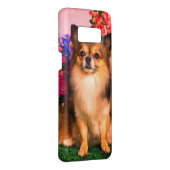 Cute Chihuahua Amid Spring Flowers Case-Mate Samsung Galaxy Hoesje (Achterkant / rechts)
