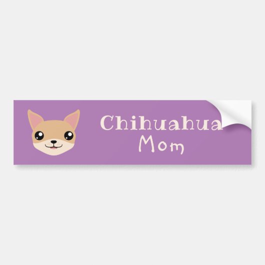 Cute Chihuahua Bumpersticker (Voorkant)