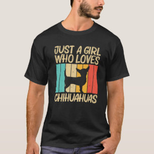 Cute Chihuahua Design for Girls Mam Chihuahua Pet T-shirt