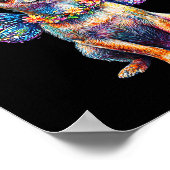 Cute Chihuahua Dog Angel With Wings Poster (Hoek)