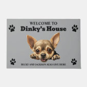 Cute Chihuahua Dog Deurmat (Voorkant)
