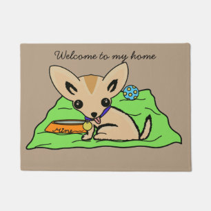 Cute chihuahua dog doormat deurmat