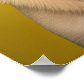 Cute Chihuahua Dog Fedora Pet Colorful Vibrant Poster (Hoek)