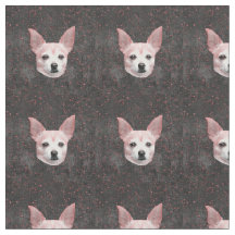 Cute Chihuahua Dog Gold Black Glitter Pattern